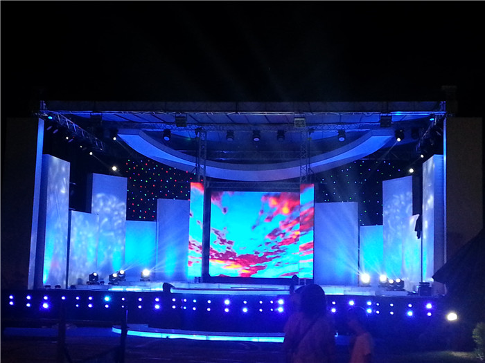 Latest company case about Indoor Rental LED display in Macedonia
