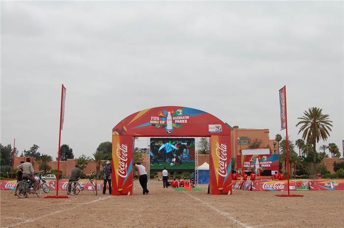 Latest company case about Outdoor Rental LED display in Marocco