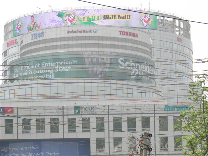 Latest company case about Outdoor curved advertisement LED Display in India